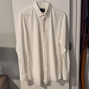 Nordstrom Elegant White Dress Shirt